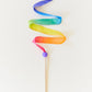 Mini Rainbow Streamers - Silk & Wood Birthday Wand