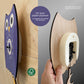 Kitten Pendulum Clock - Wood: Black