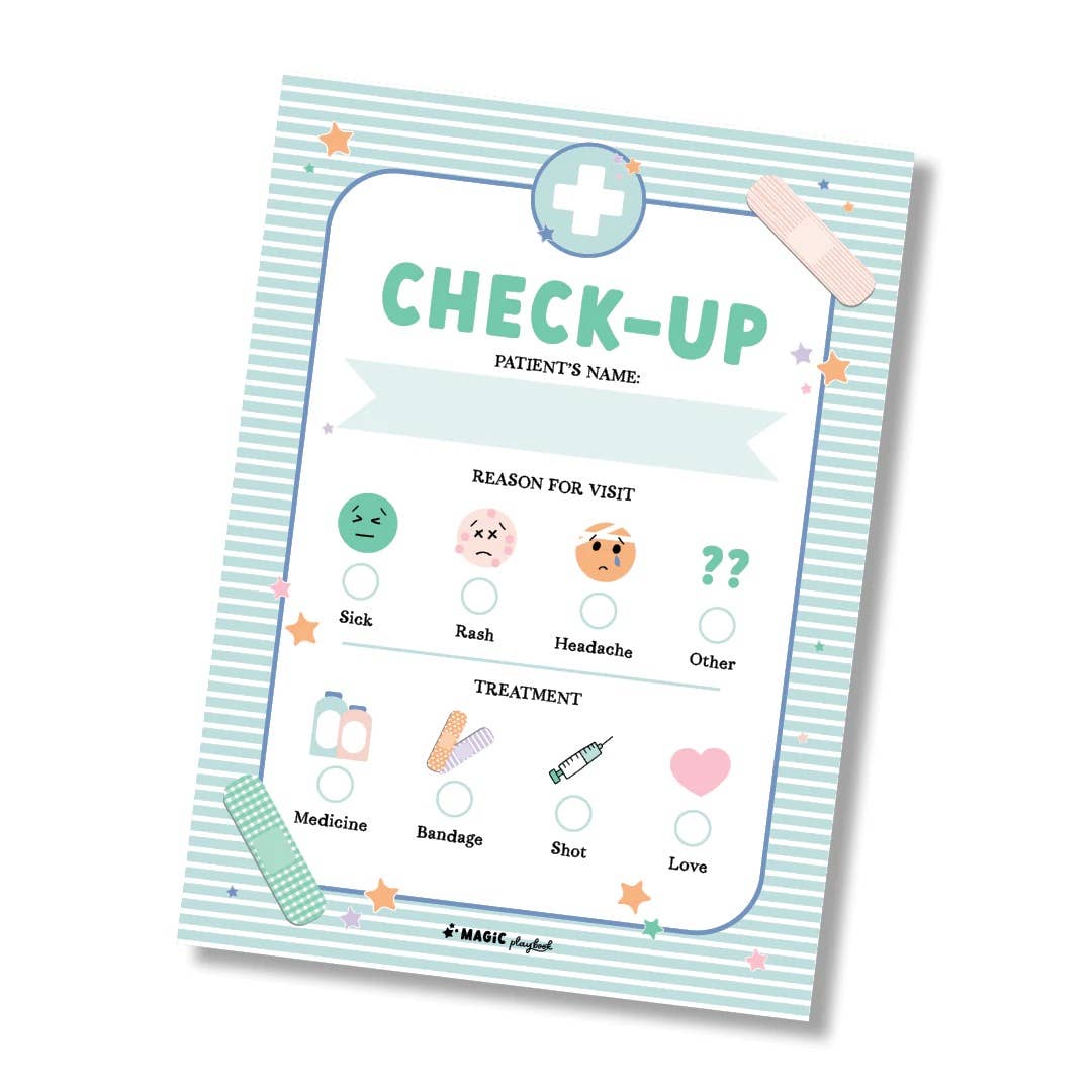 Check Up Notebook Check-up Notepad – The Prize Booth