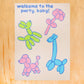 WELCOME TO THE PARTY, BABY GREETING CARD
