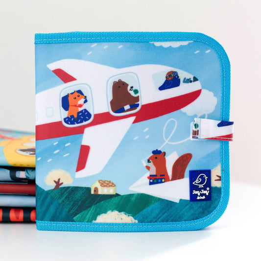 JJF Airplanes Activity Wipe Dry Book, Christmas Gift Kids