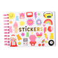 NEW! Crazy 90's Hardcover Sticker Book