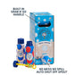 1 Liter 2 Bottle Refillable Bubble System In PDQ