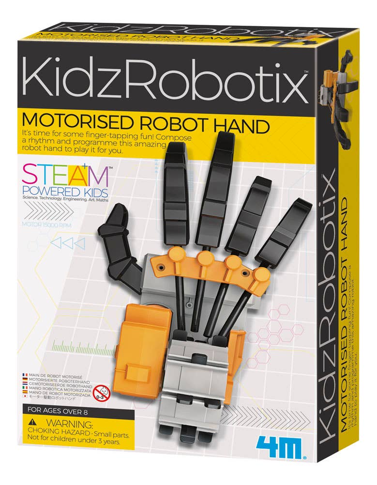 4M 4073 Kidzrobotix Motorized Robot Hand Kids Science Kit