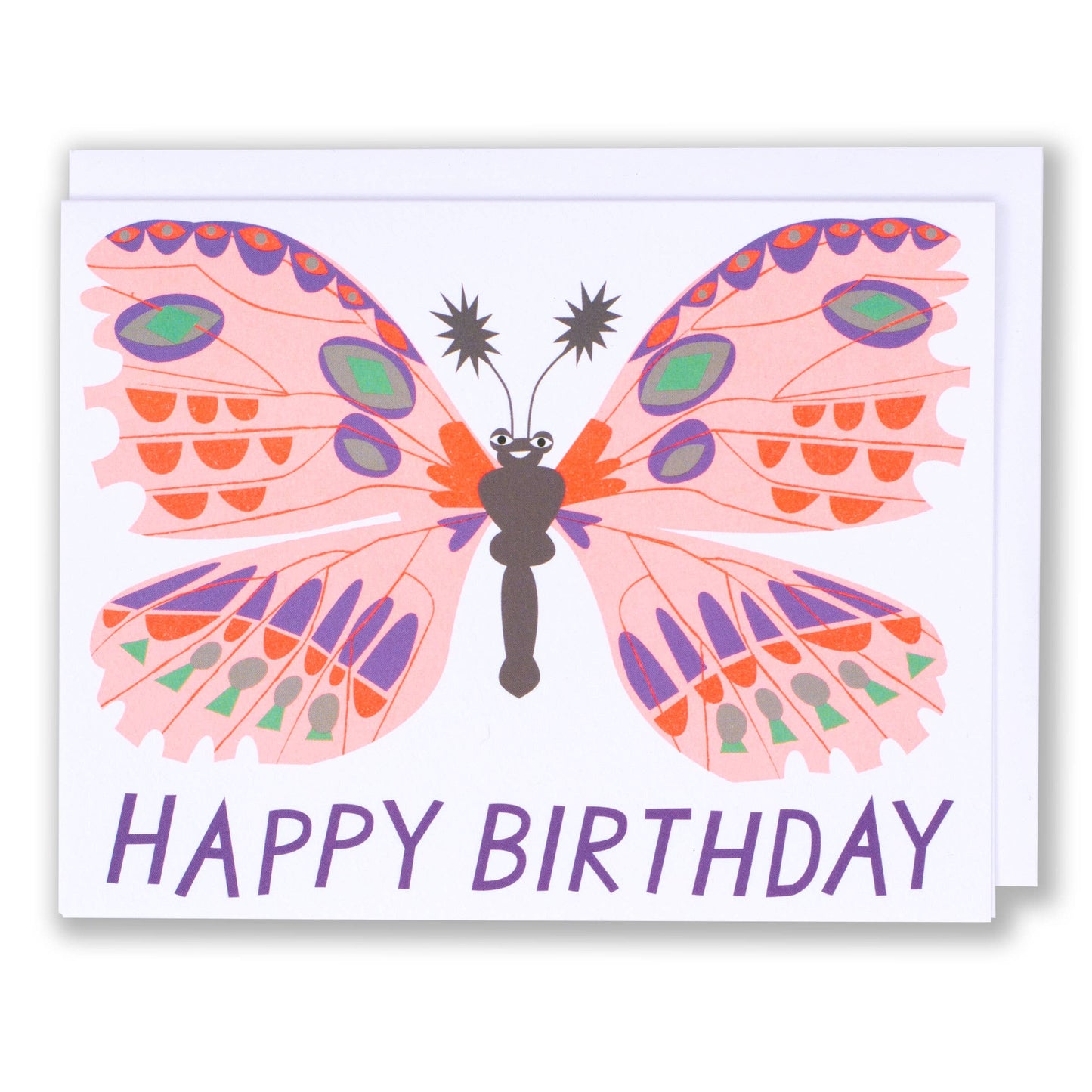 Butterfly Happy Birthday Note Card