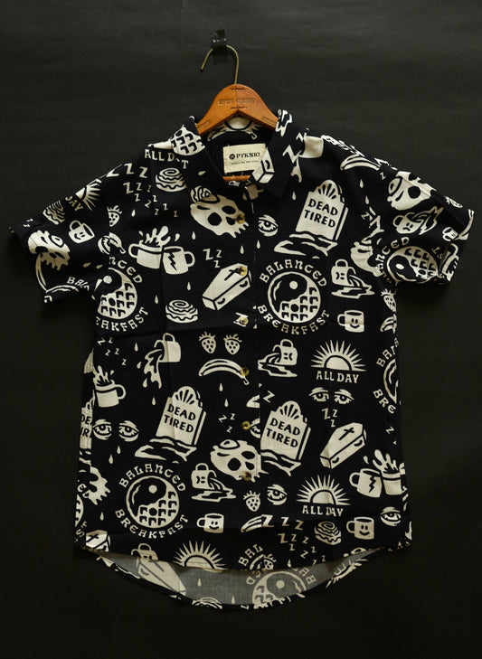 Dead Tired Button-Up Shirt