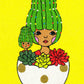 【5x7 Art Print】Cactus Pot