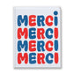 Bubble Merci Note Card