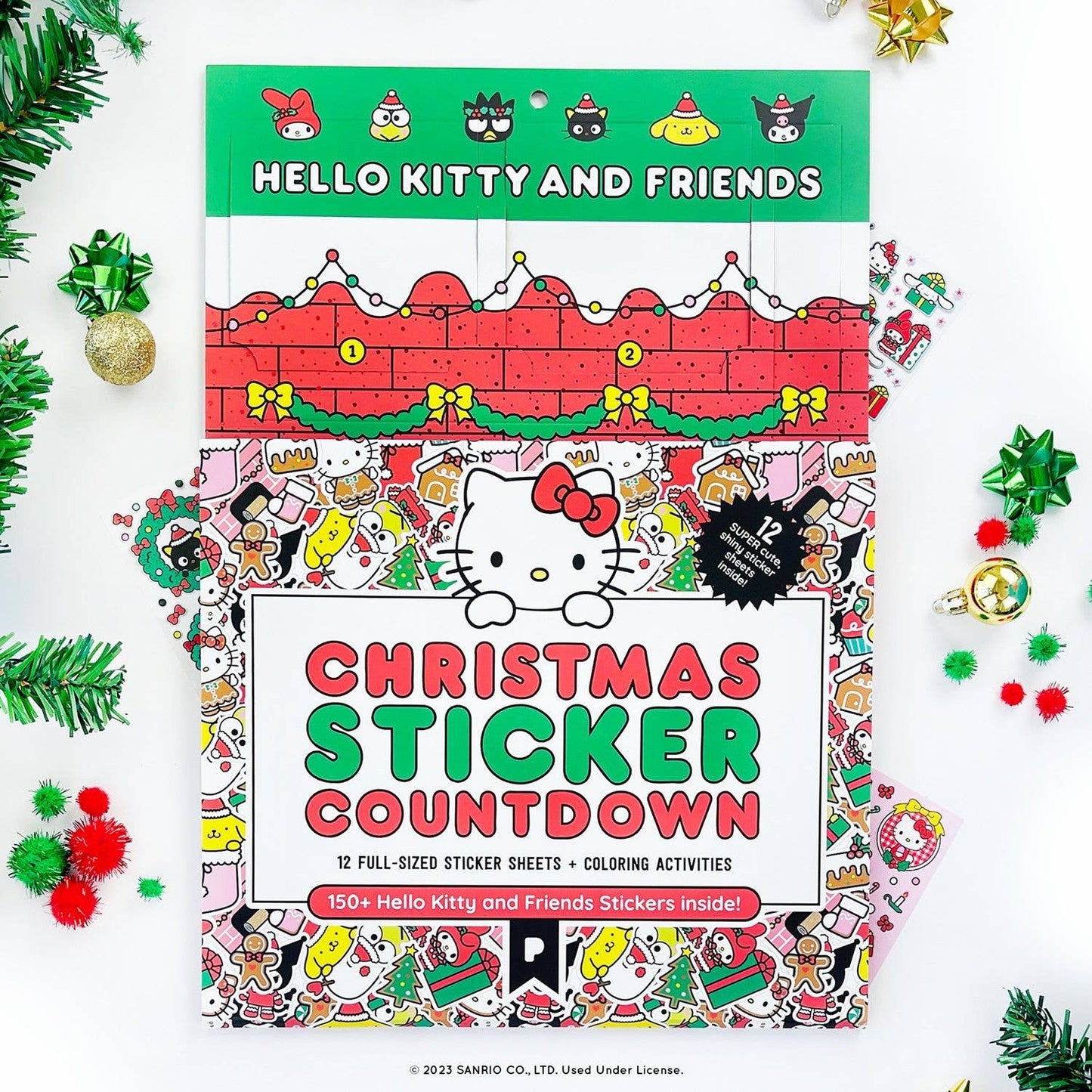 Hello Kitty And Friends Christmas Sticker Advent Hello Kitty And Friends Christmas Sticker Advent