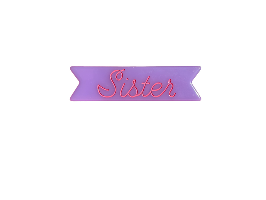 Sister Hair Clips - Big Sister Gift for Girls