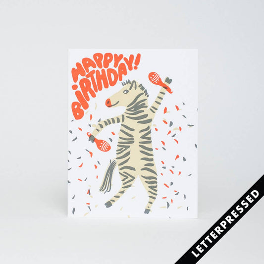 EGG PRESS -- Party Zebra