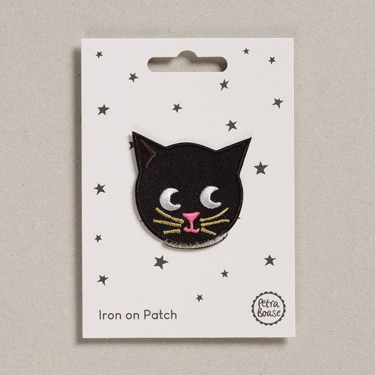 Iron on Patch - Black Cat
