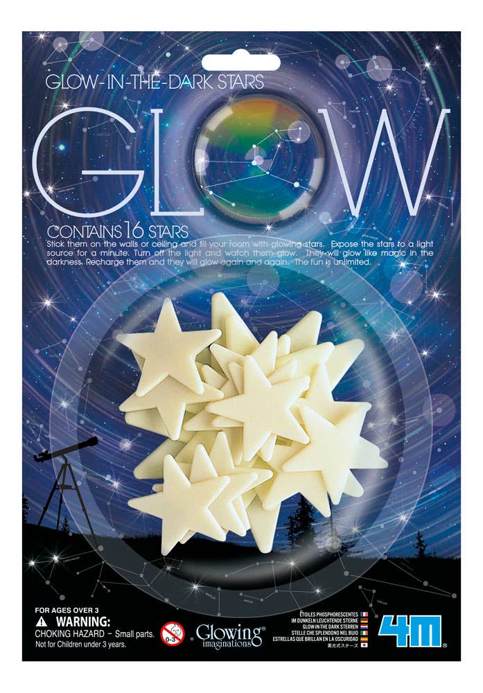 4M Glow-In-The-Dark Stars (16-Piece)