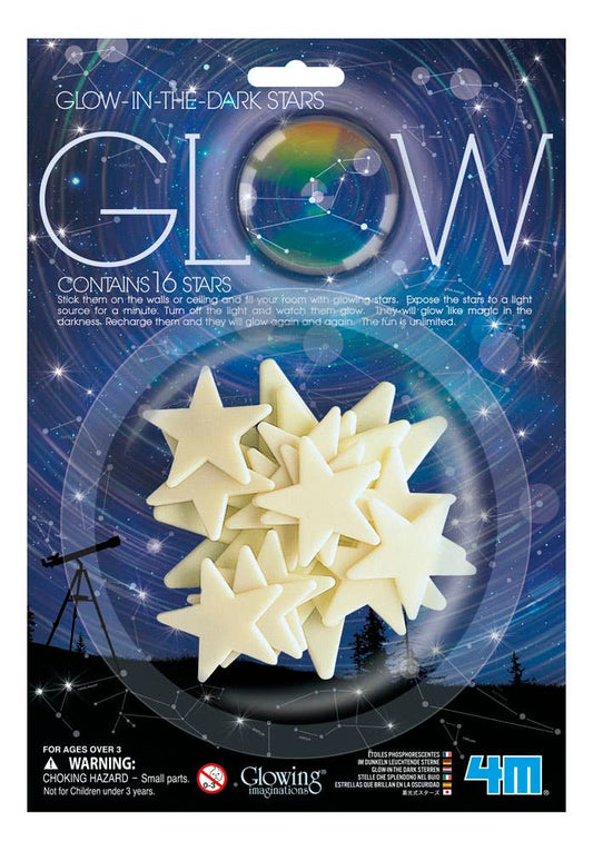 4M Glow-In-The-Dark Stars (16-Piece)
