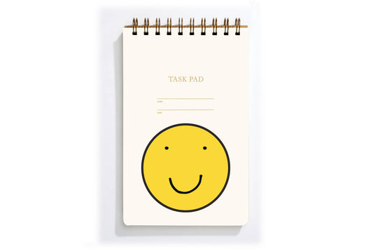 Task Pad Notebook - Smiley Face