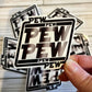Pew Pew, Vinyl Sticker