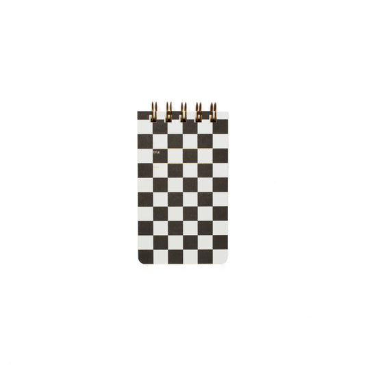 Reporter Notebook - Checker Black