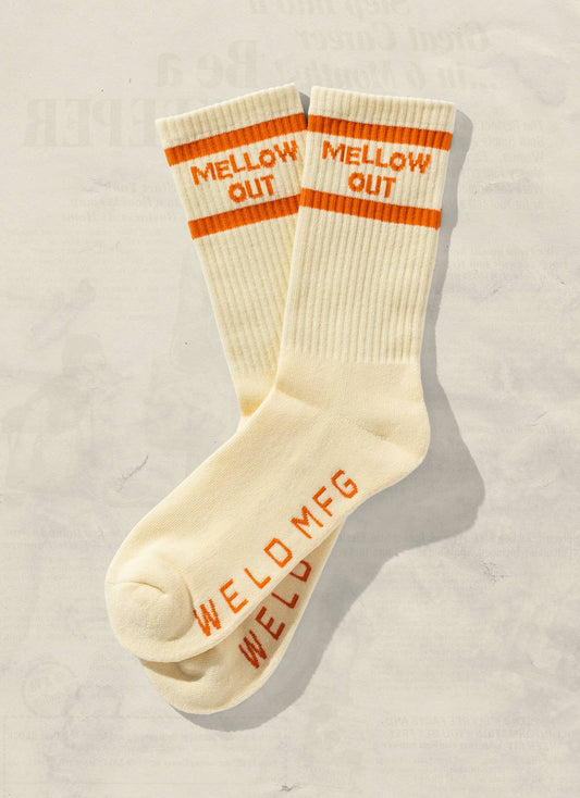 Adult-Mellow Out Crew Socks